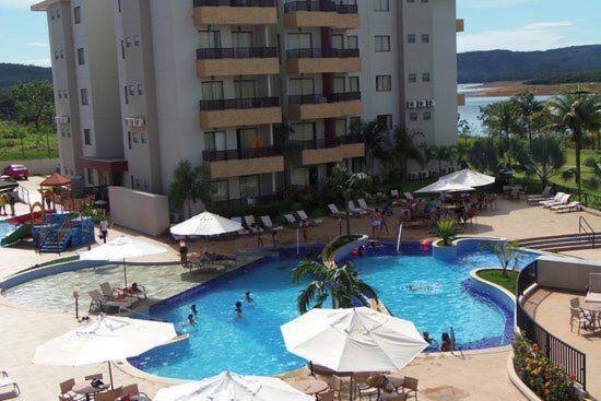 Apart-Hotel Marina Flat Caldas Novas Exterior photo